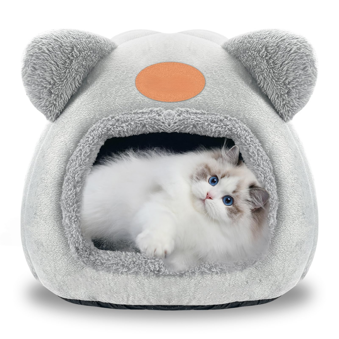 Lits chauds grotte pour chats Lits apaisants pour chats et petits chiens Dormir