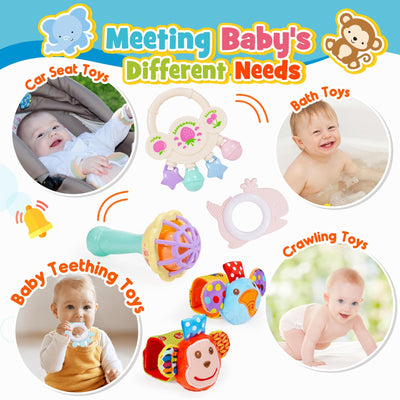 Lot de 14 hochets Jouets pour bébés Bébé