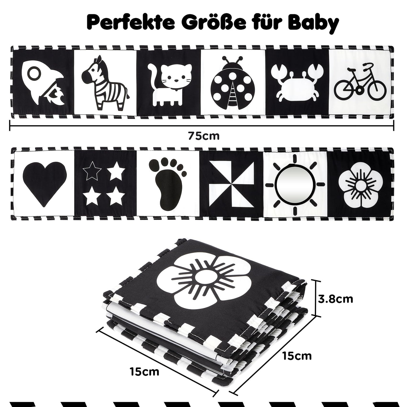 Baby book Contrast baby picture book- Contrast baby toy