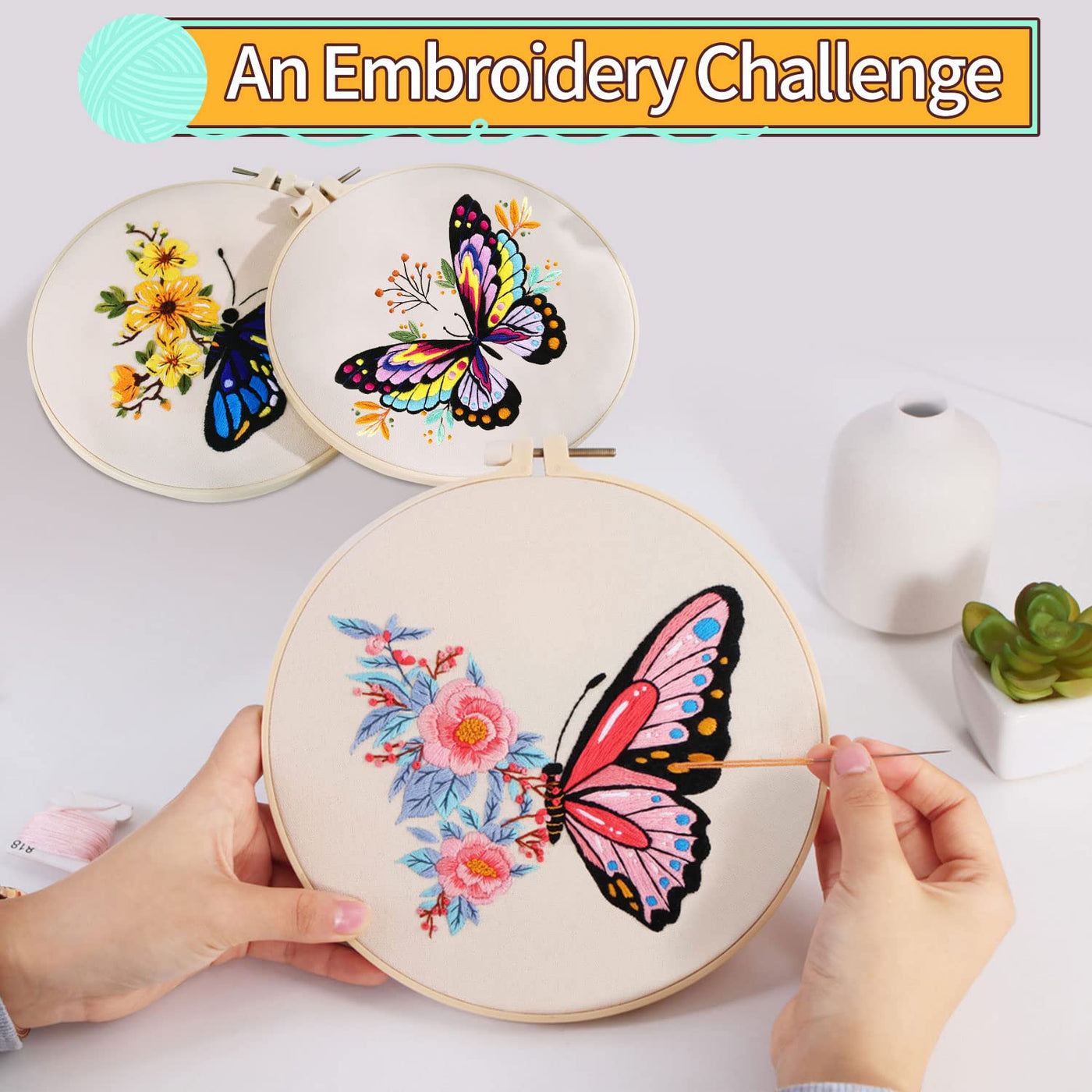 Embroidery Kit Embroidery Kit For Beginners DIY Cross Stitch