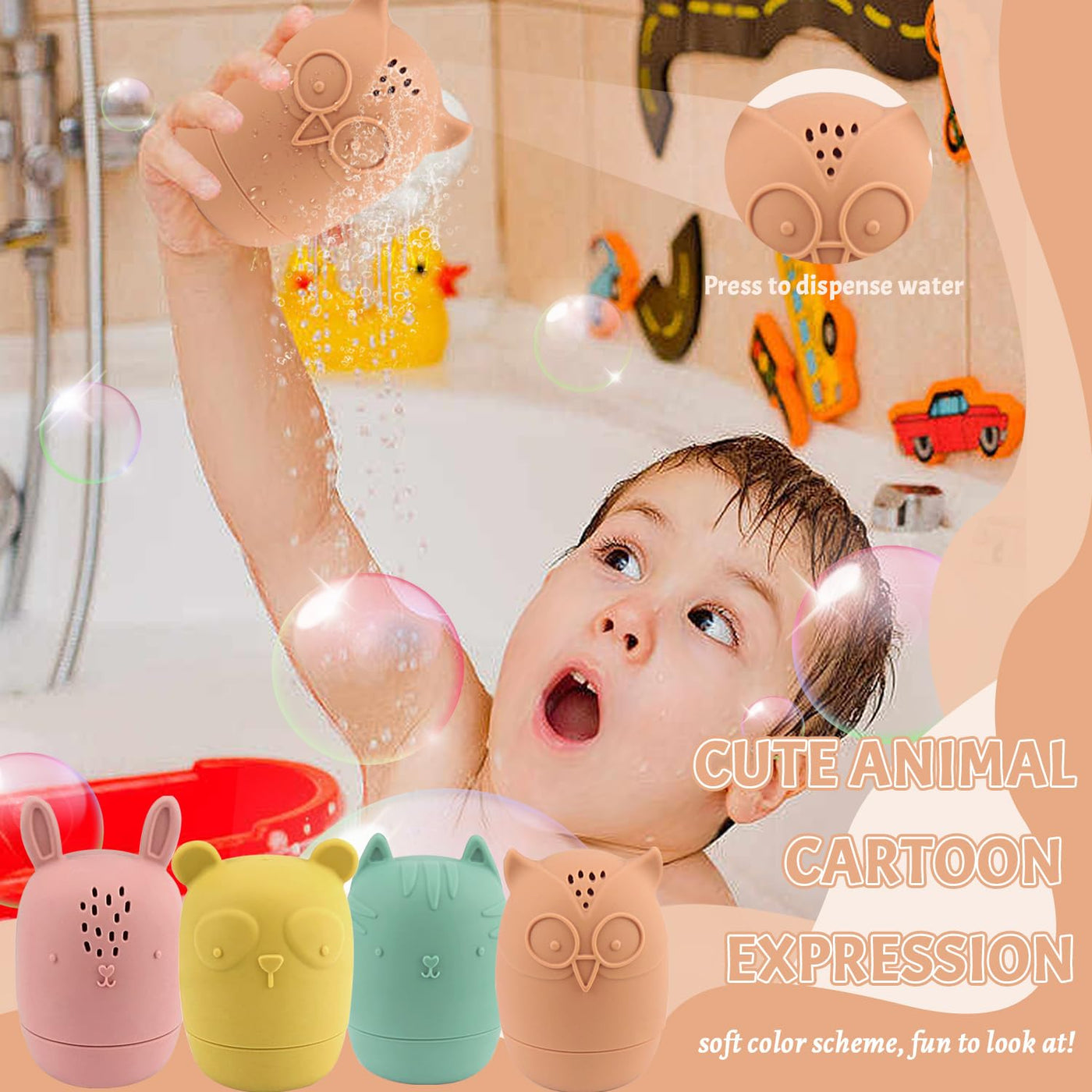 Jouets de bain Jouets d'eau pour bébés Animaux de bain Jouets de baignoire