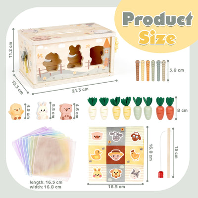 6 in 1 Cloth Box Baby Toys from Motor Toys