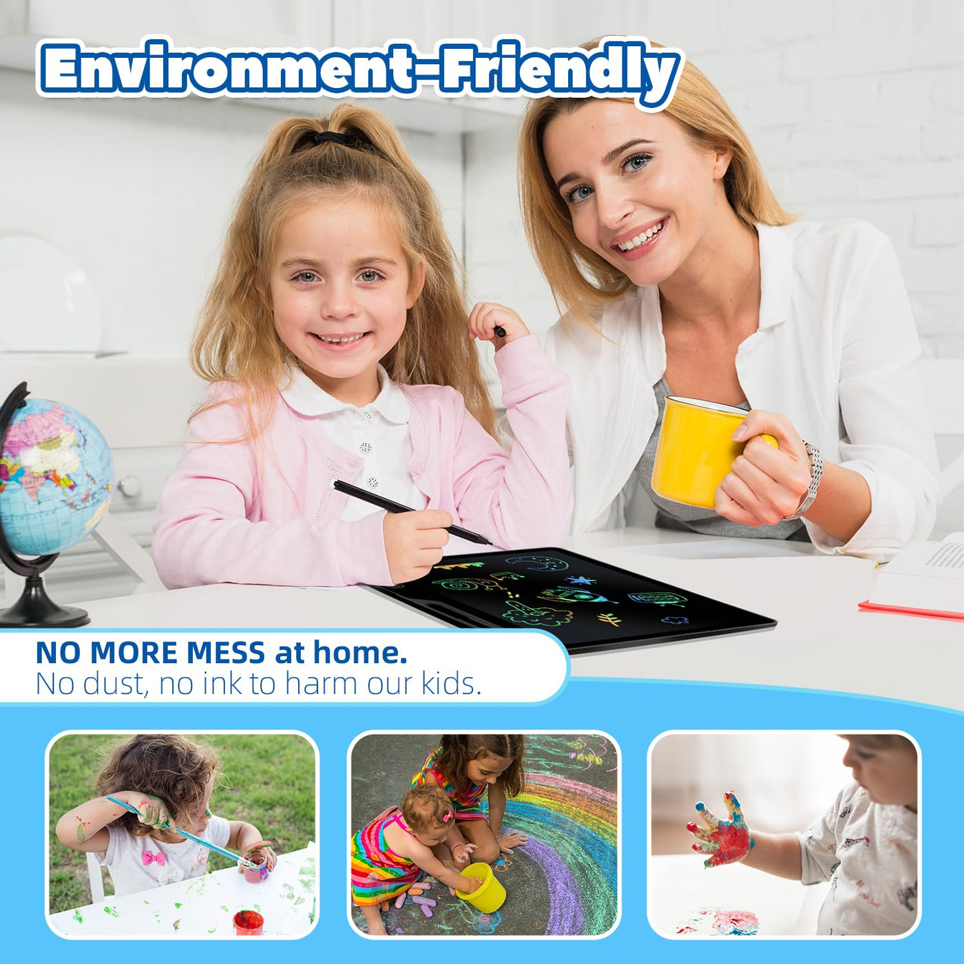 LCD Writing Board Children's Rechargeable Magic Board,Eco-friendly Educational Toy