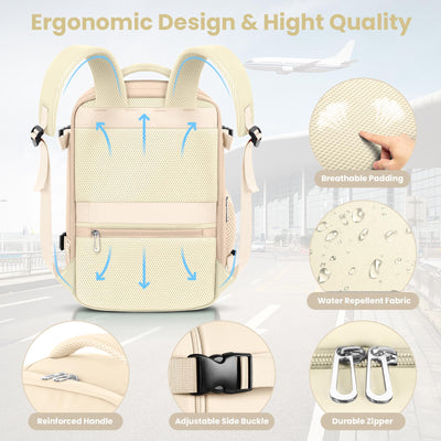 Hand Luggage Airplane Travel Backpack, Hand Luggage Backpack