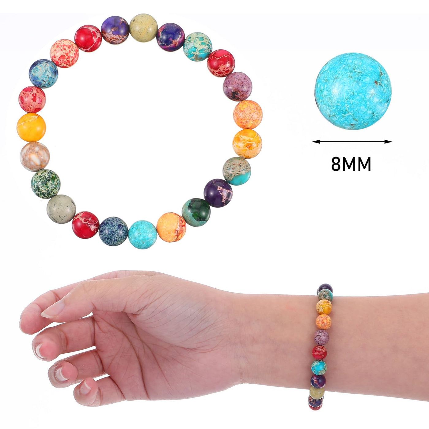 Bracelets en perles de pierre naturelle avec vos propres mains