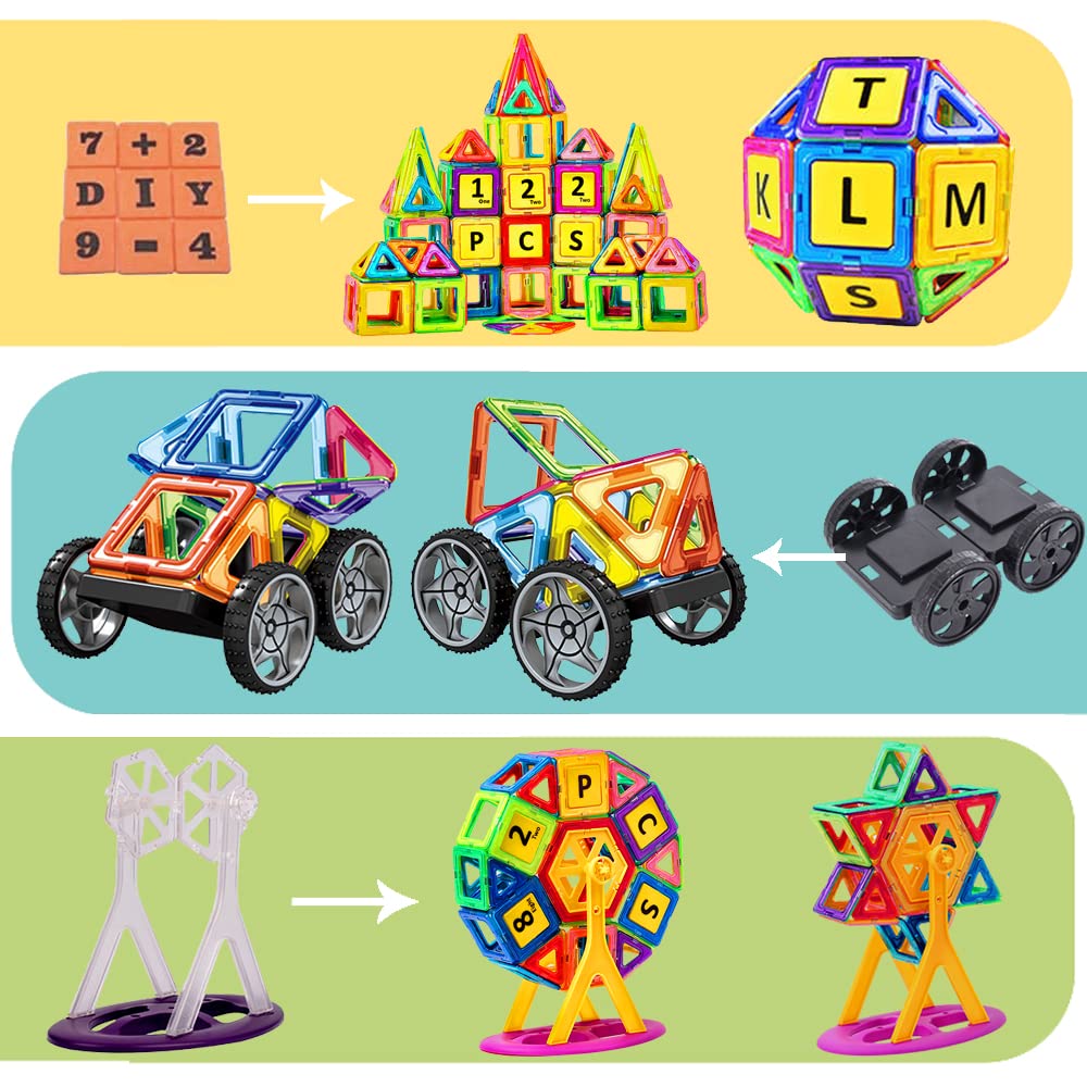 Jeu de blocs magnétiques Blocs magnétiques STEM