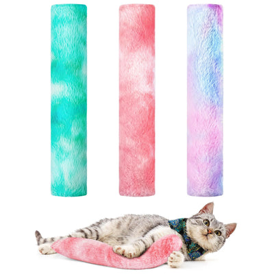 Jouet Pour Chat à L'Herbe à Chat 3 Pièces, Ensemble de jouets Pour Chat, Coussin Pour Chat avec Coussin de Valériane pour Chats à l'Herbe à Chat Coussin Câlin En Peluche, Jouet Apaisant Doux Et Moelleux pour Animaux de Compagnie