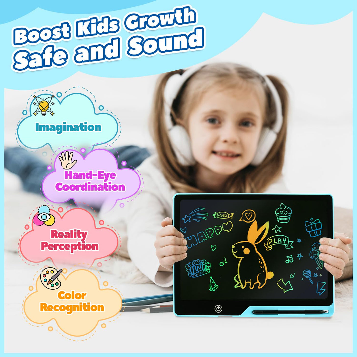 LCD Writing Board Children's Rechargeable Magic Board,Eco-friendly Educational Toy