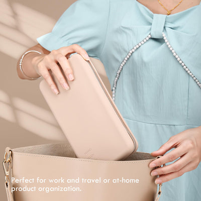 Porte-pinceau de maquillage, sac cosmétique portable, organisateur de pinceau de maquillage pour le voyage, grand sac de maquillage, sac cosmétique organisateur