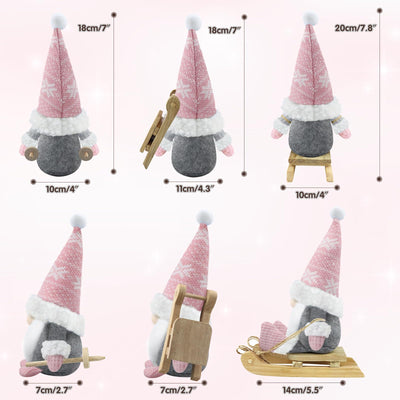 Christmas gnome set of 3 gnome figures Christmas decoration Christmas decorations gnome accessories for home kitchen decoration