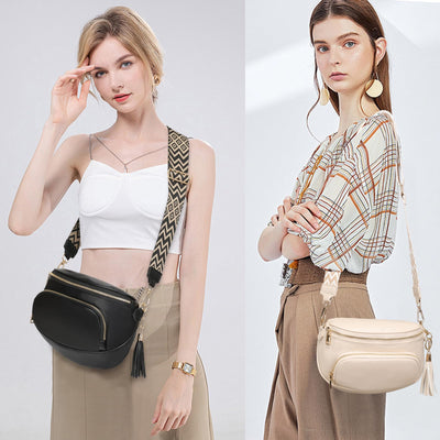 Shoulder bag Large crossbody bag Vegan leather cell phone bag Send RFID blocking