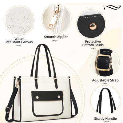 Sac à Main Shopper Grande Toile Grand Sac fourre-tout