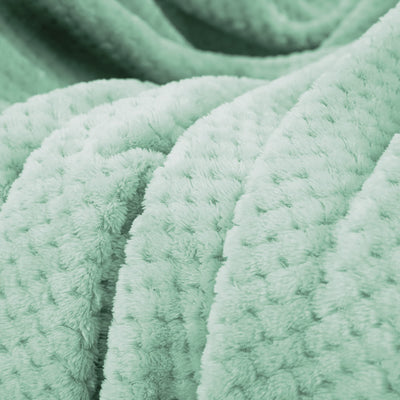 Couverture douillette Couverture en polaire super douce et chaude pour le canapé et le lit avec motif gaufré, couverture douillette et confortable