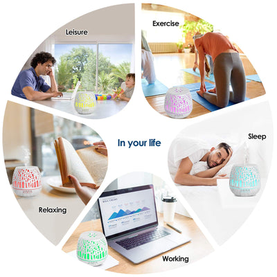 Aroma Diffuser , Ultrasonic Room Diffuser Wood