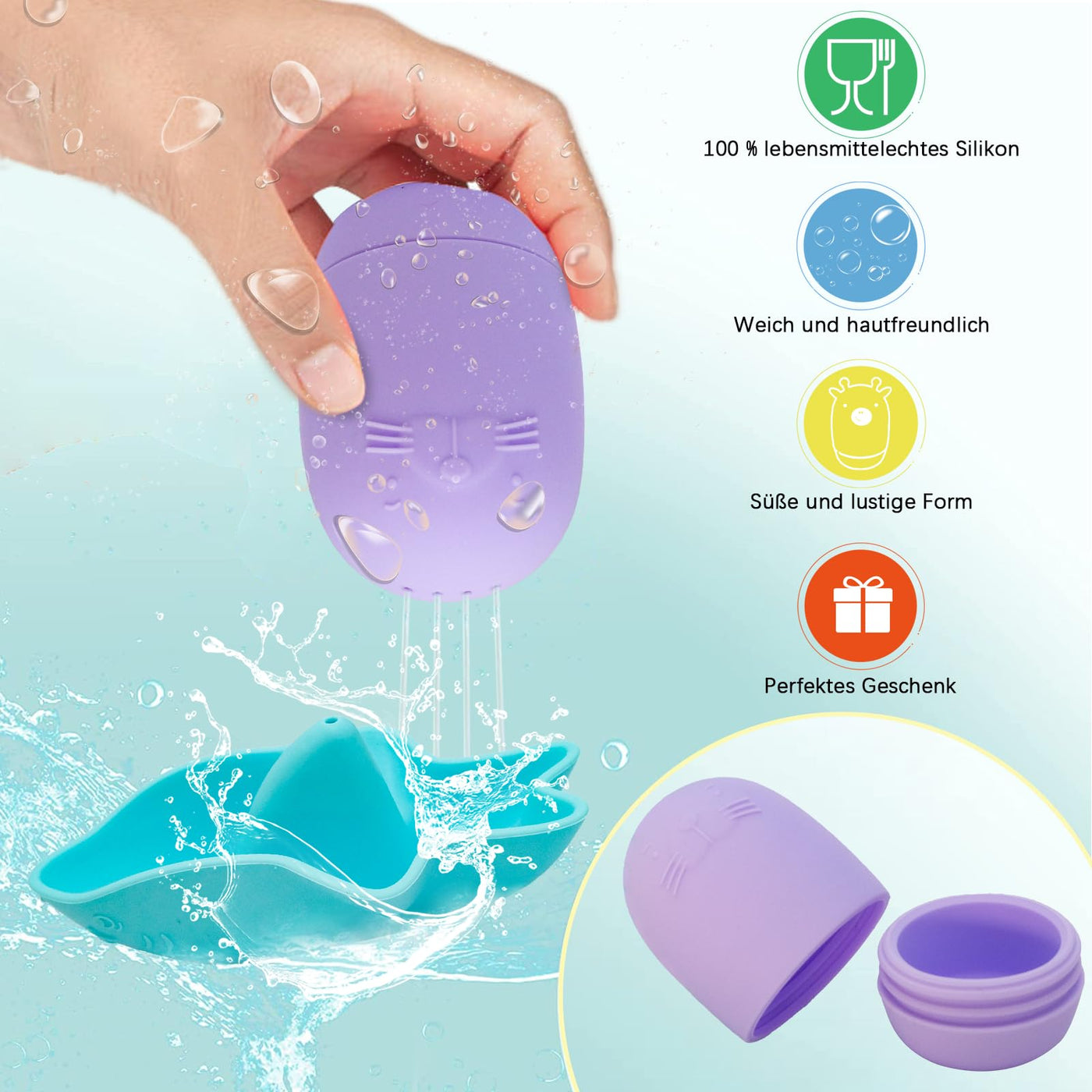 Bath toys, water toys Baby bath toys Mold-free bath toys