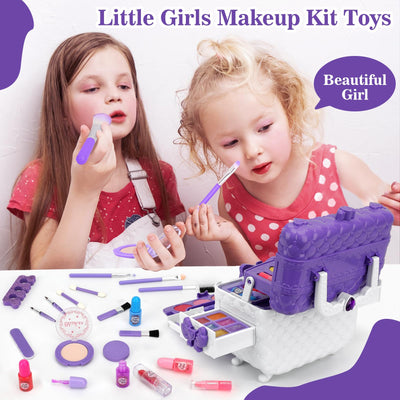 Make-up case, 54PCS Washable children's make-up set