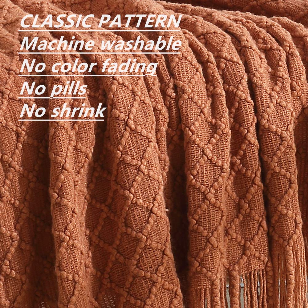 Couverture de canapé canapé rustique, douce, chaude