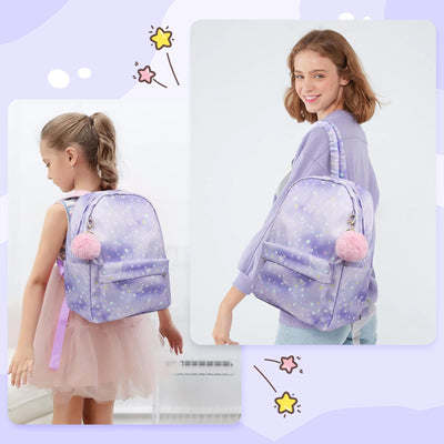 Sac à Dos Scolaire pour Enfants, jolis cartables avec Joli Pendentif