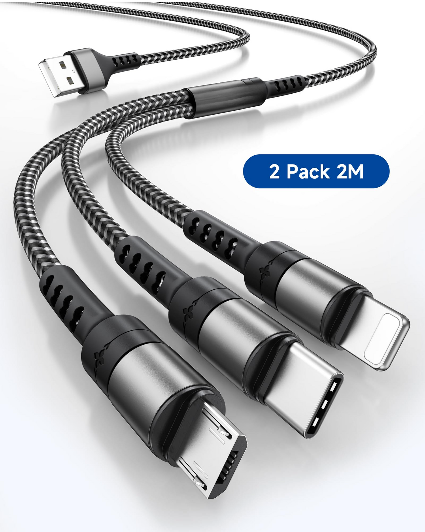 Multi USB Cable 3 in 1 Universal Charging Cable