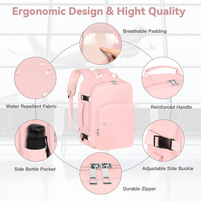 Hand Luggage Airplane Travel Backpack, Hand Luggage Backpack