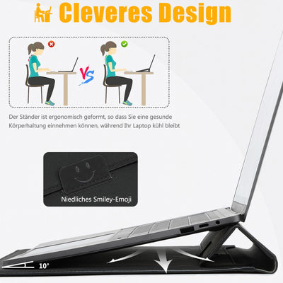 Housse pour ordinateur portable Housse pour ordinateur portable avec fonction de support