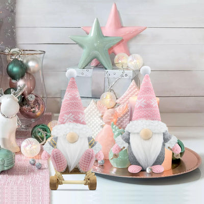 Christmas gnome set of 3 gnome figures Christmas decoration Christmas decorations gnome accessories for home kitchen decoration