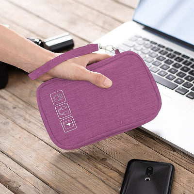 cable organizer bag flat small electronic bag organizer cable bag