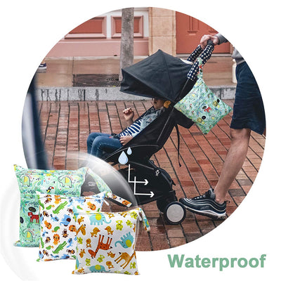 Sac humide, sac à couches 3 Pièces, Sac Organisateur Lavable