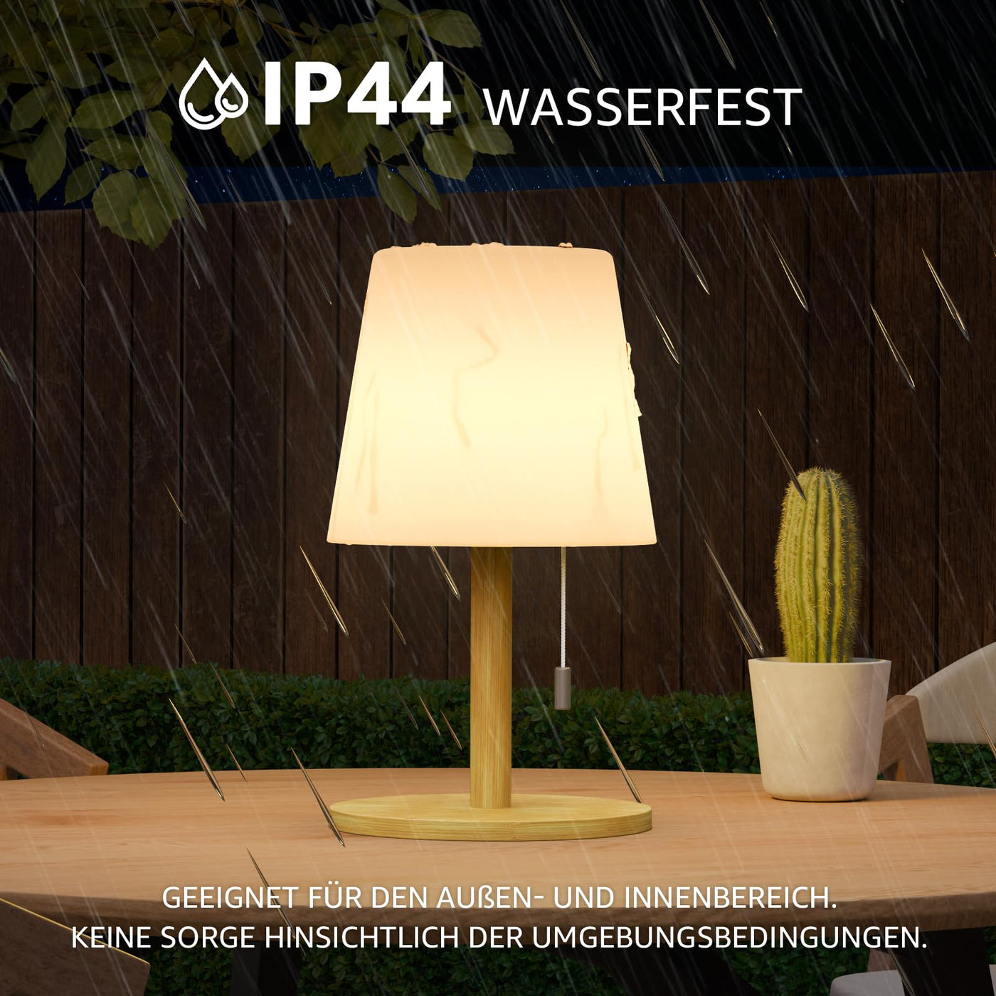 LED Outdoor Table Lamp with 8 Colors Cordless Lamp