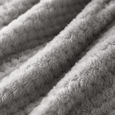 Couverture douillette Couverture en polaire super douce et chaude pour le canapé et le lit avec motif gaufré, couverture douillette et confortable
