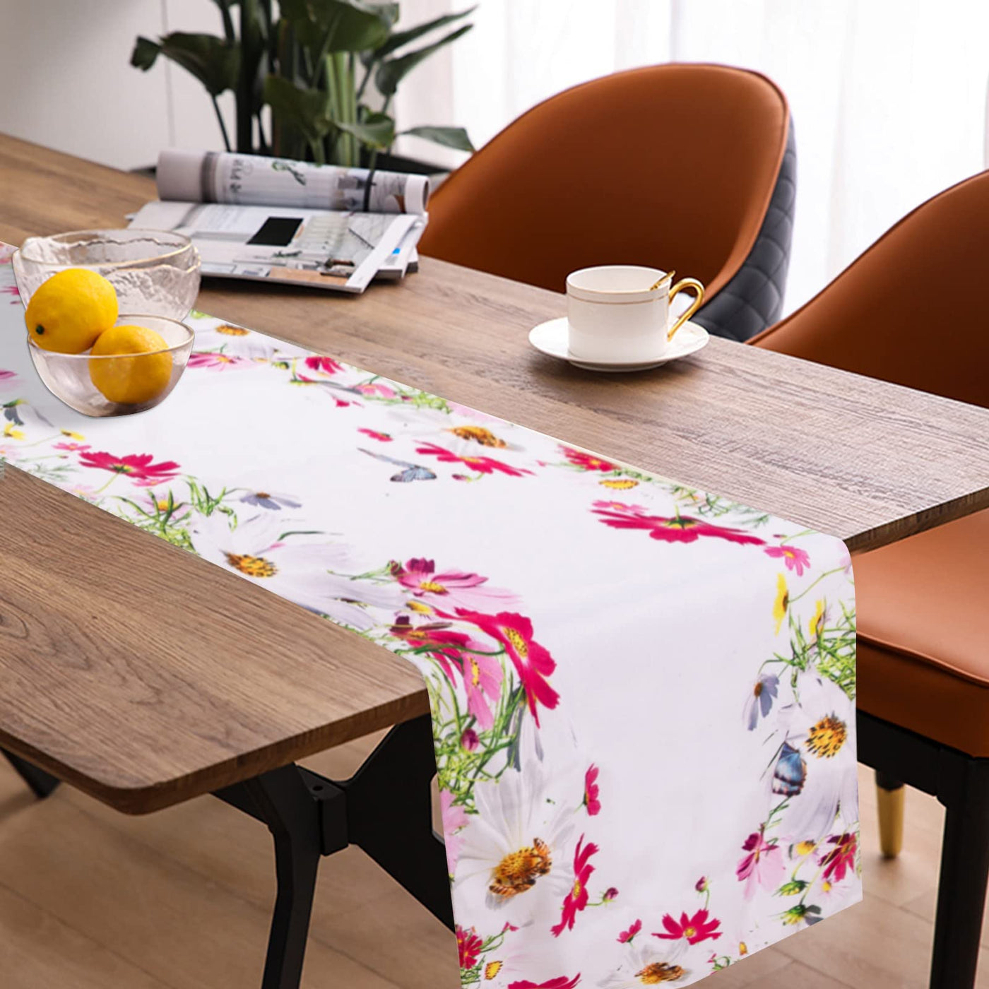 Chemin de table aspect lin Chemin de table lavable