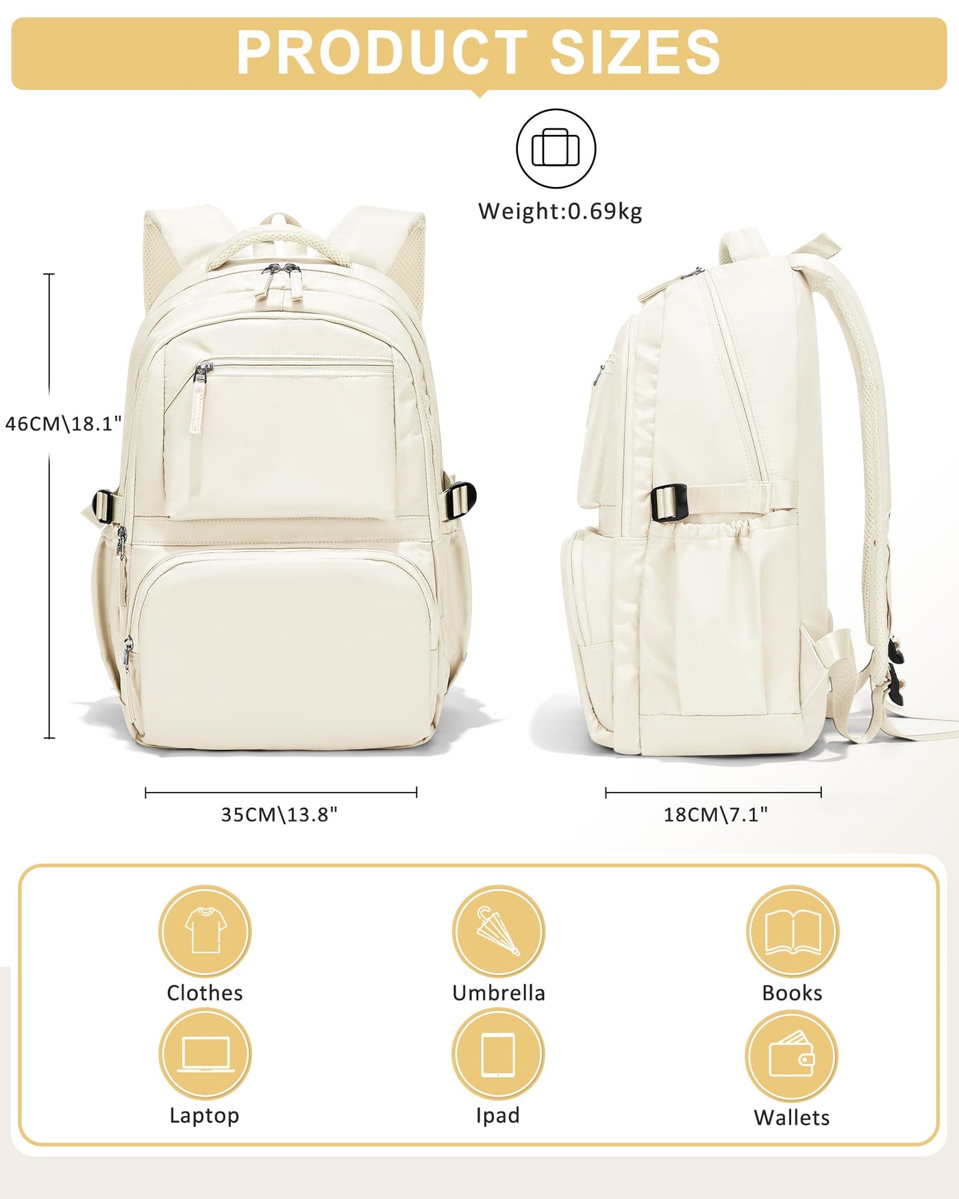 Lightweight School Backpack Teenager, Backpack Univcersity