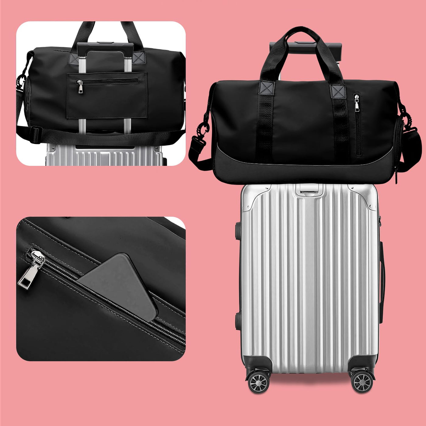 Sporttasche Reisetasche mit Schuhfach und Nassfach