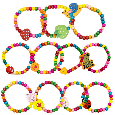 Bracelet Colourful bracelets children wooden