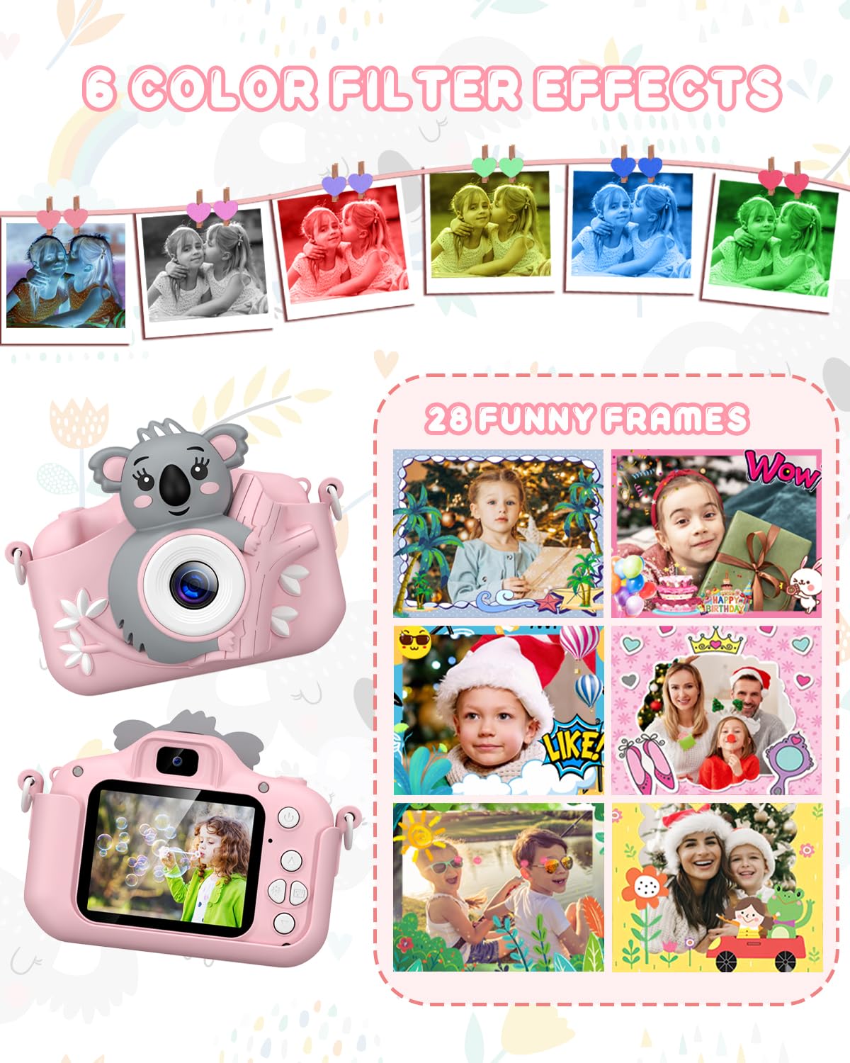 Kids camera, kids camera screen, digital camera kids