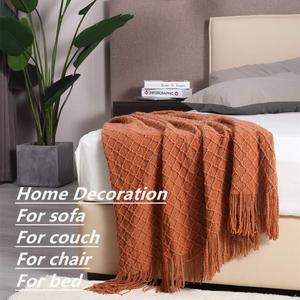 Couverture de canapé canapé rustique, douce, chaude