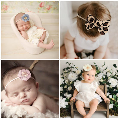 Bandeaux pour bébé Bandeau en nylon pour bébé