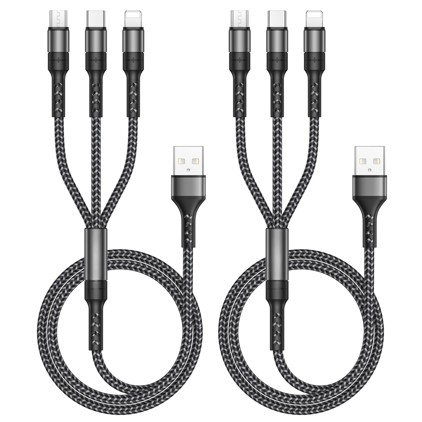 Multi USB Cable 3 in 1 Universal Charging Cable
