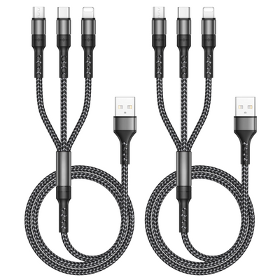 Multi USB Cable 3 in 1 Universal Charging Cable