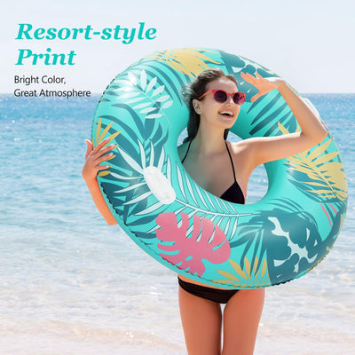 Floating rings with handles for adults, inflatable