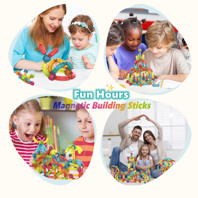 Blocs de construction magnétiques jeu de construction 3D créatif pour enfants