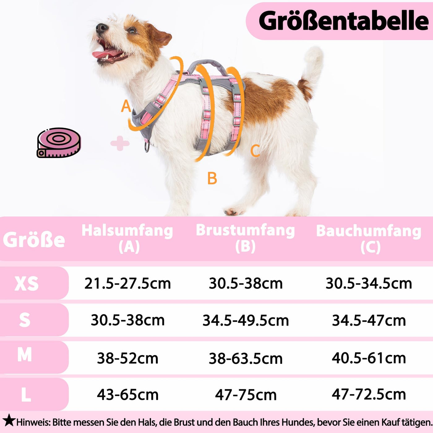 Harnais Réfléchissant pour Chien avec Poignée