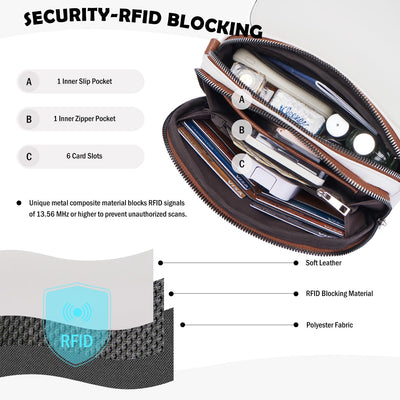 Handy Umhängetasche, Vegan Leder Crossbody Bag Umhängetasche mit verstellbarem abnehmbarem breitem Riemen