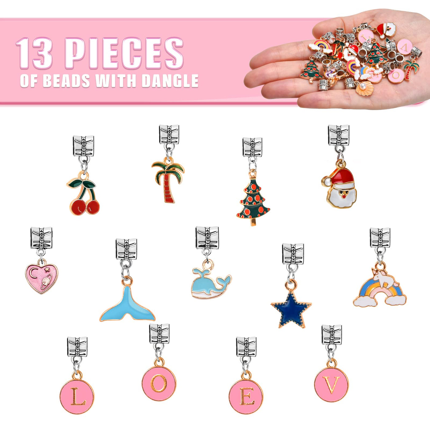 Craft Set Kids Bracelets DIY Jewelry Making, Advent Calendar