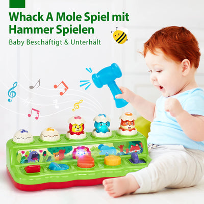 Pop up Babyspielzeug mit Musik und Licht - Kleinkinder, frühe Entwicklung Ursache und Wirkung Spielzeug