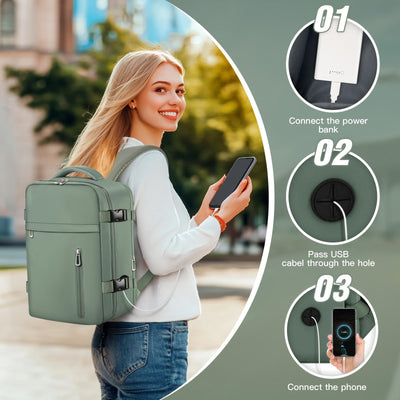 Hand Luggage Airplane Travel Backpack, Hand Luggage Backpack