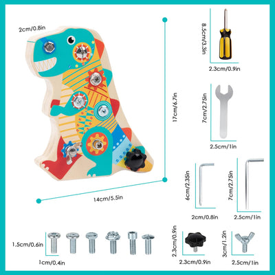 Dinosaur toy Screwdriver toy Educational toy, screwdriver Motor skills toy