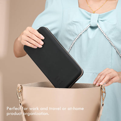 Organisateur de pinceaux de maquillage pour le voyage