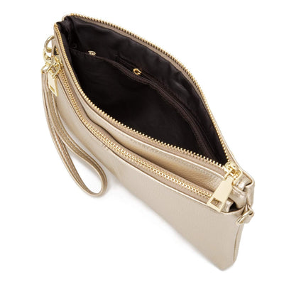 Small Triple Zipper Shoulder Bag