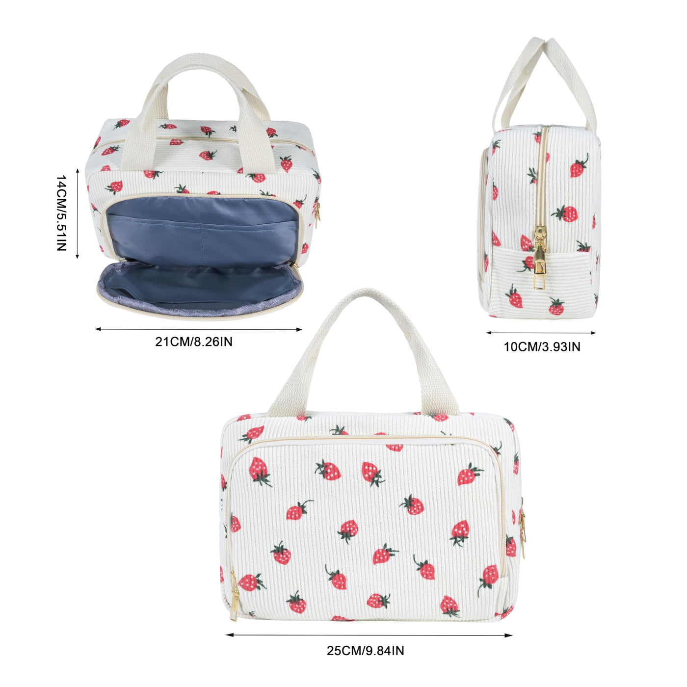 Kulturbeutel Cord Kosmetiktasche